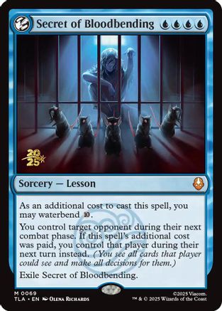 Secret of Bloodbending |  Foil (069) [Prerelease Cards]