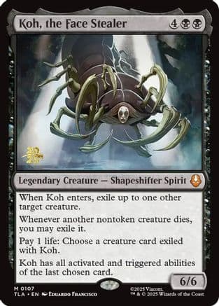 Koh, the Face Stealer |  Foil (107) [Prerelease Cards]