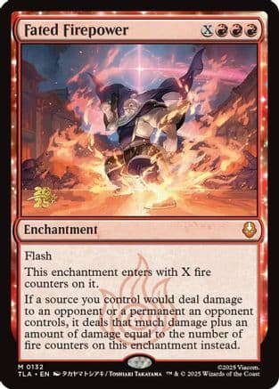 Fated Firepower |  Foil (132) [Prerelease Cards]
