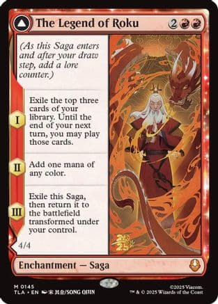 The Legend of Roku |  Foil (145) [Prerelease Cards]