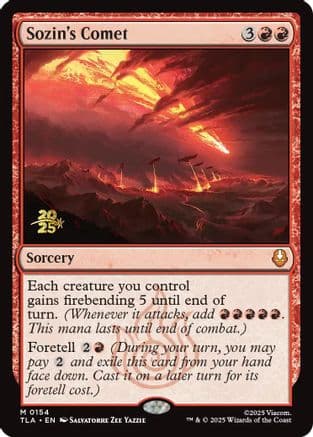 Sozin's Comet |  Foil (154) [Prerelease Cards]
