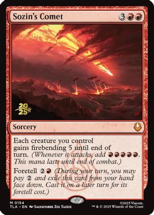 Sozin's Comet |  Foil (154) [Prerelease Cards]