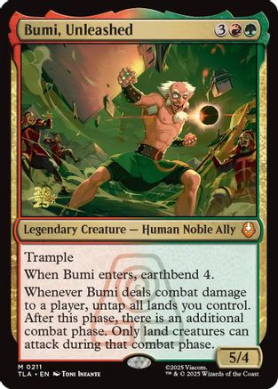Bumi, Unleashed |  Foil (211) [Prerelease Cards]