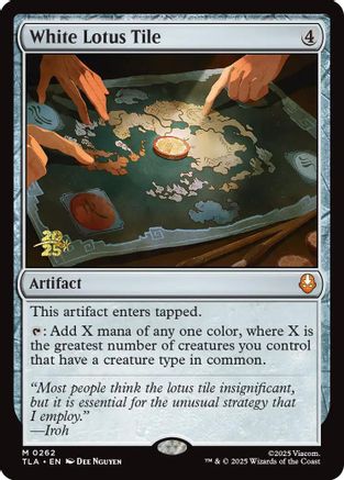 White Lotus Tile |  Foil (262) [Prerelease Cards]