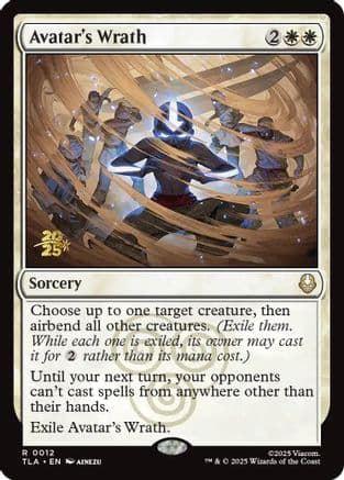Avatar's Wrath |  Foil (012) [Prerelease Cards]