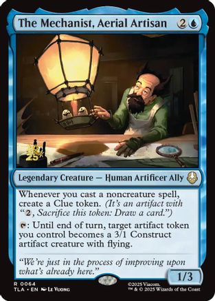 The Mechanist, Aerial Artisan |  Foil (064) [Prerelease Cards]