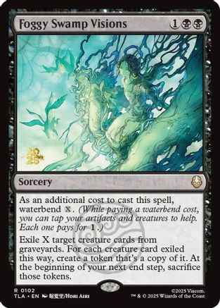 Foggy Swamp Visions |  Foil (102) [Prerelease Cards]
