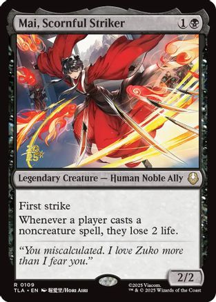 Mai, Scornful Striker |  Foil (109) [Prerelease Cards]