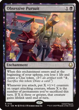 Obsessive Pursuit |  Foil (112) [Prerelease Cards]