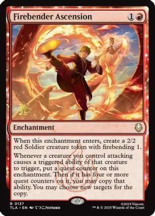 Firebender Ascension |  Foil (137) [Prerelease Cards]