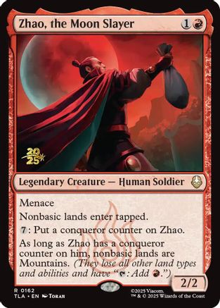 Zhao, the Moon Slayer |  Foil (162) [Prerelease Cards]