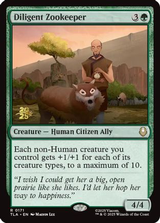 Diligent Zookeeper |  Foil (171) [Prerelease Cards]