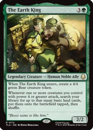 The Earth King |  Foil (172) [Prerelease Cards]