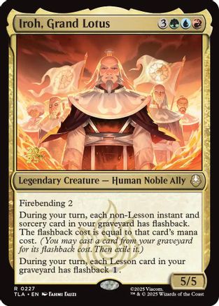 Iroh, Grand Lotus |  Foil (227) [Prerelease Cards]
