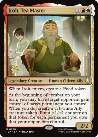 Iroh, Tea Master |  Foil (228) [Prerelease Cards]