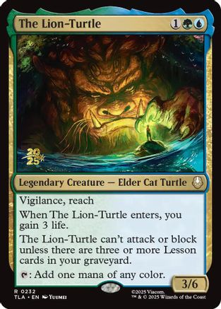 The Lion-Turtle |  Foil (232) [Prerelease Cards]