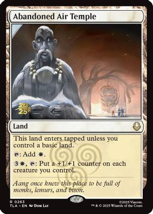 Abandoned Air Temple |  Foil (263) [Prerelease Cards]