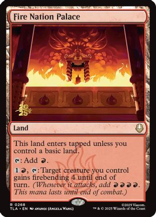 Fire Nation Palace |  Foil (268) [Prerelease Cards]