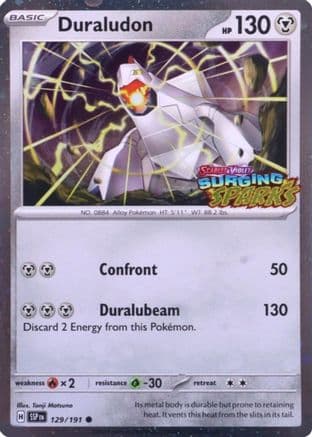 Duraludon (Surging Sparks) 129- Miscellaneous Cards & Products Holofoil