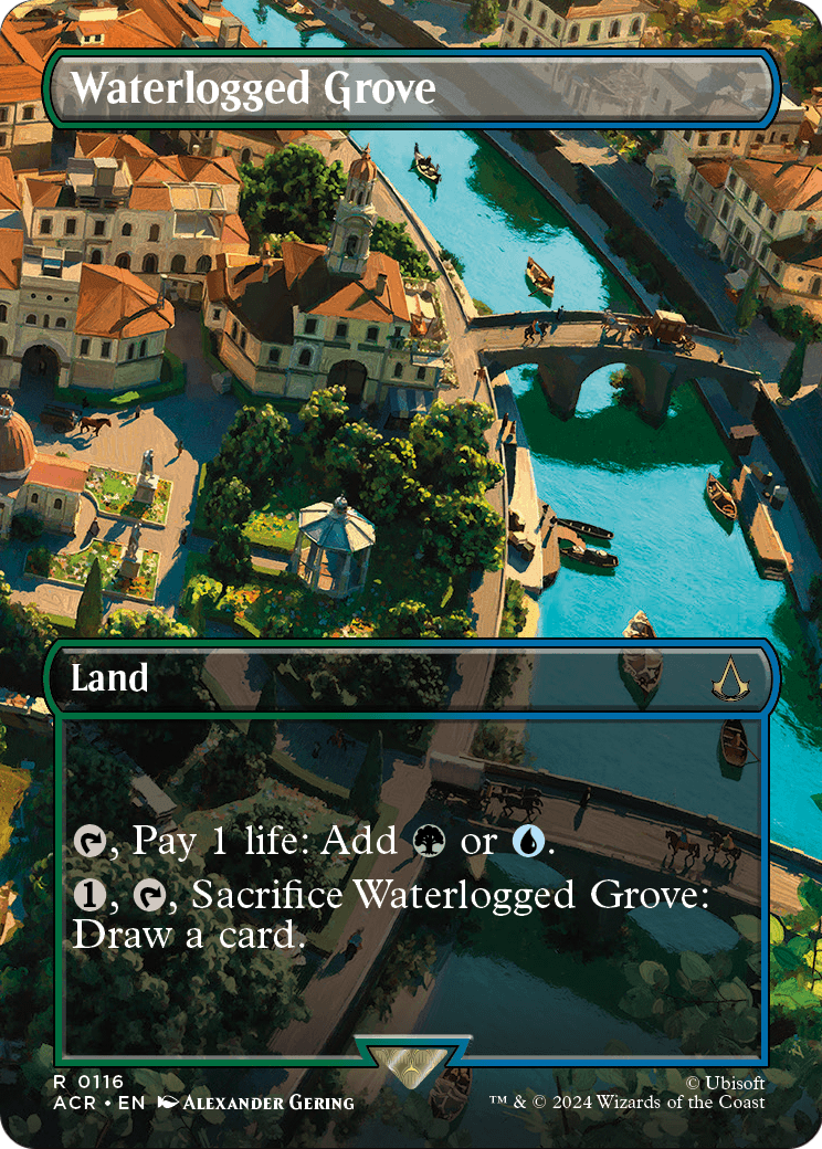 Waterlogged Grove (Borderless) [Assassin's Creed] Foil