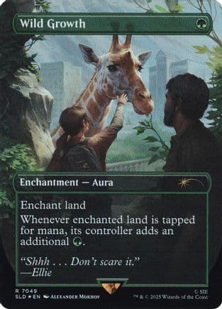 Wild Growth (Rainbow Foil) |  Foil (7049) [Secret Lair Drop Series]