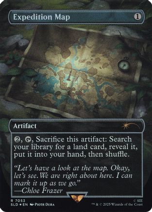 Expedition Map (Rainbow Foil) |  Foil (7053) [Secret Lair Drop Series]