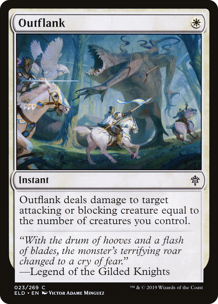 Outflank [Throne of Eldraine] Foil