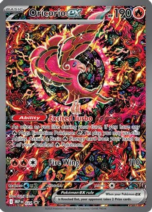 Oricorio ex 024- ME Mega Evolution Promo Holofoil