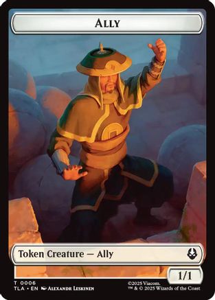 Ally (0006) // Clue (0017) Double-Sided Token |  (6 // 17) [Avatar: The Last Airbender]