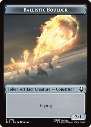 Ballistic Boulder // Soldier (0011) Double-Sided Token |  (13 // 11) [Avatar: The Last Airbender]
