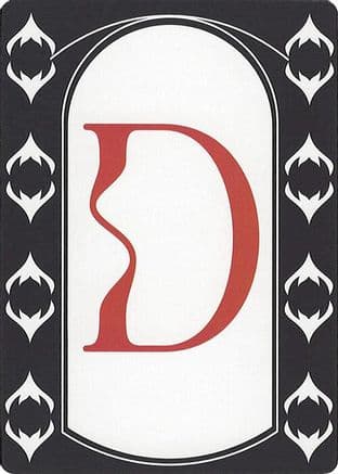 Letter Card - D |  () [Secret Lair Countdown Kit]