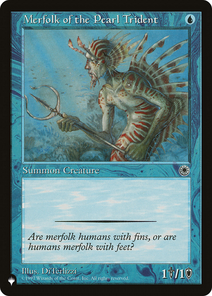 Merfolk of the Pearl Trident |  (POR-60) [The List]