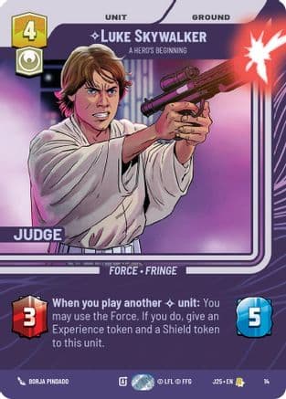 Luke Skywalker - A Hero's Beginning | Foil (14)  [Judge Promos]