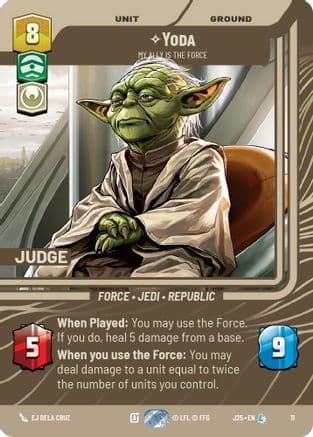 Yoda - My Ally is the Force | Foil (11)  [Judge Promos]