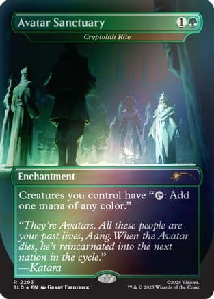 Avatar Sanctuary - Cryptolith Rite (Rainbow Foil) |  Foil (2293) [Secret Lair Drop Series]