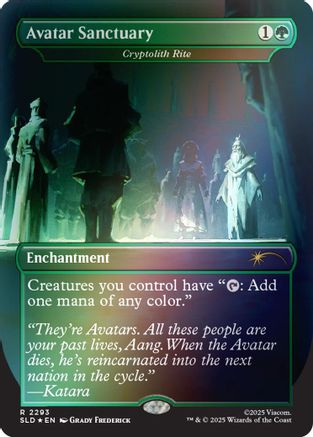 Avatar Sanctuary - Cryptolith Rite (Rainbow Foil) |  Foil (2293) [Secret Lair Drop Series]