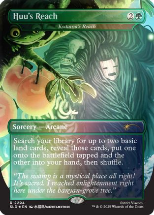 Huu's Reach - Kodama's Reach (Rainbow Foil) |  Foil (2294) [Secret Lair Drop Series]