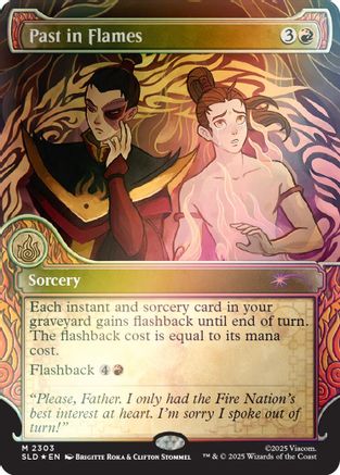 Past in Flames (Rainbow Foil) |  Foil (2303) [Secret Lair Drop Series]