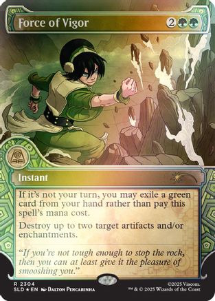 Force of Vigor (Rainbow Foil) |  Foil (2304) [Secret Lair Drop Series]