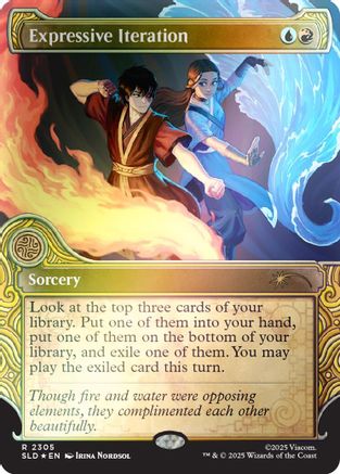 Expressive Iteration (Rainbow Foil) |  Foil (2305) [Secret Lair Drop Series]