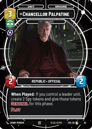 Chancellor Palpatine - I Am the Senate | Foil (62)  [Sector and Regional Promos Season 1]