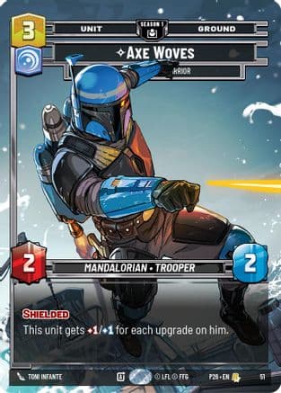 Axe Woves - Accomplished Warrior (51) | Foil (51)  [Sector and Regional Promos Season 1]