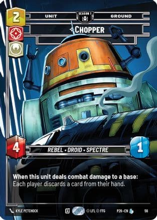 Chopper - War Hero (56) | Foil (56)  [Sector and Regional Promos Season 1]