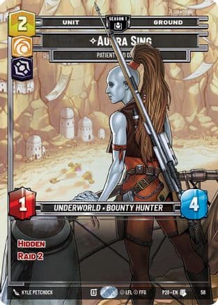 Aurra Sing - Patient and Deadly (58) | Foil (58)  [Sector and Regional Promos Season 1]