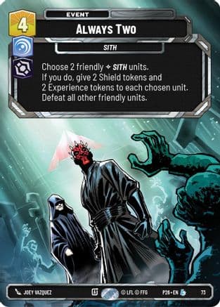 Always Two (73) | Foil (73)  [Sector and Regional Promos Season 1]