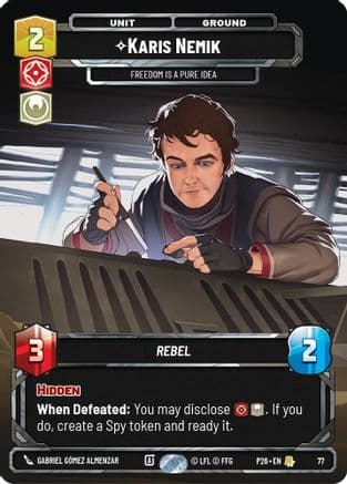 Karis Nemik - Freedom is a Pure Idea (77) | Foil (77)  [Sector and Regional Promos Season 1]