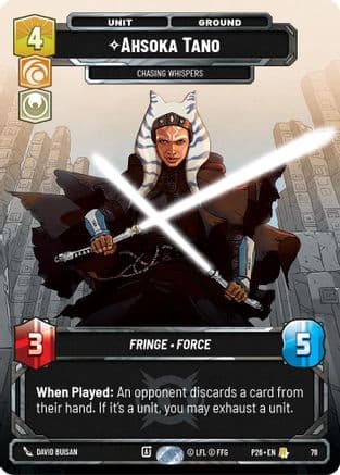 Ahsoka Tano - Chasing Whispers (78) | Foil (78)  [Sector and Regional Promos Season 1]