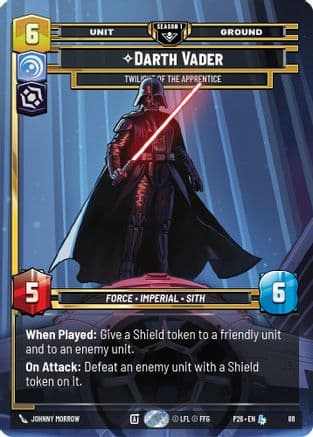 Darth Vader - Twilight of the Apprentice (88) | Foil (88)  [Sector and Regional Promos Season 1]
