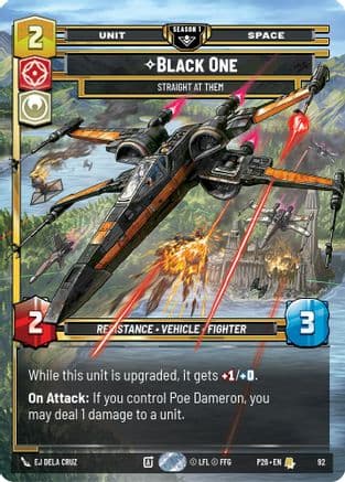 Black One - Straight At Them (92) | Foil (92)  [Sector and Regional Promos Season 1]
