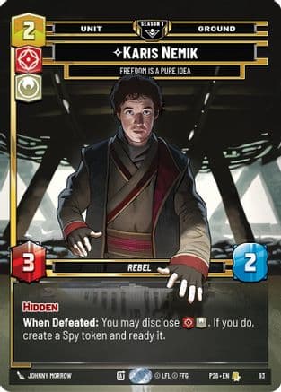 Karis Nemik - Freedom is a Pure Idea (93) | Foil (93)  [Sector and Regional Promos Season 1]